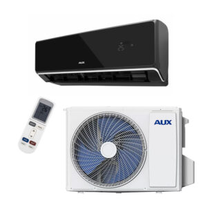 AUX Split unit airco 7kW / 24000BTU Black totaalpakket