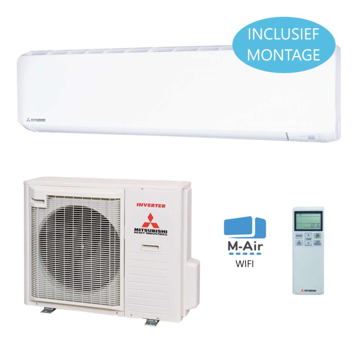 Mitsubishi SRK-80ZR-WF single-split wandunit